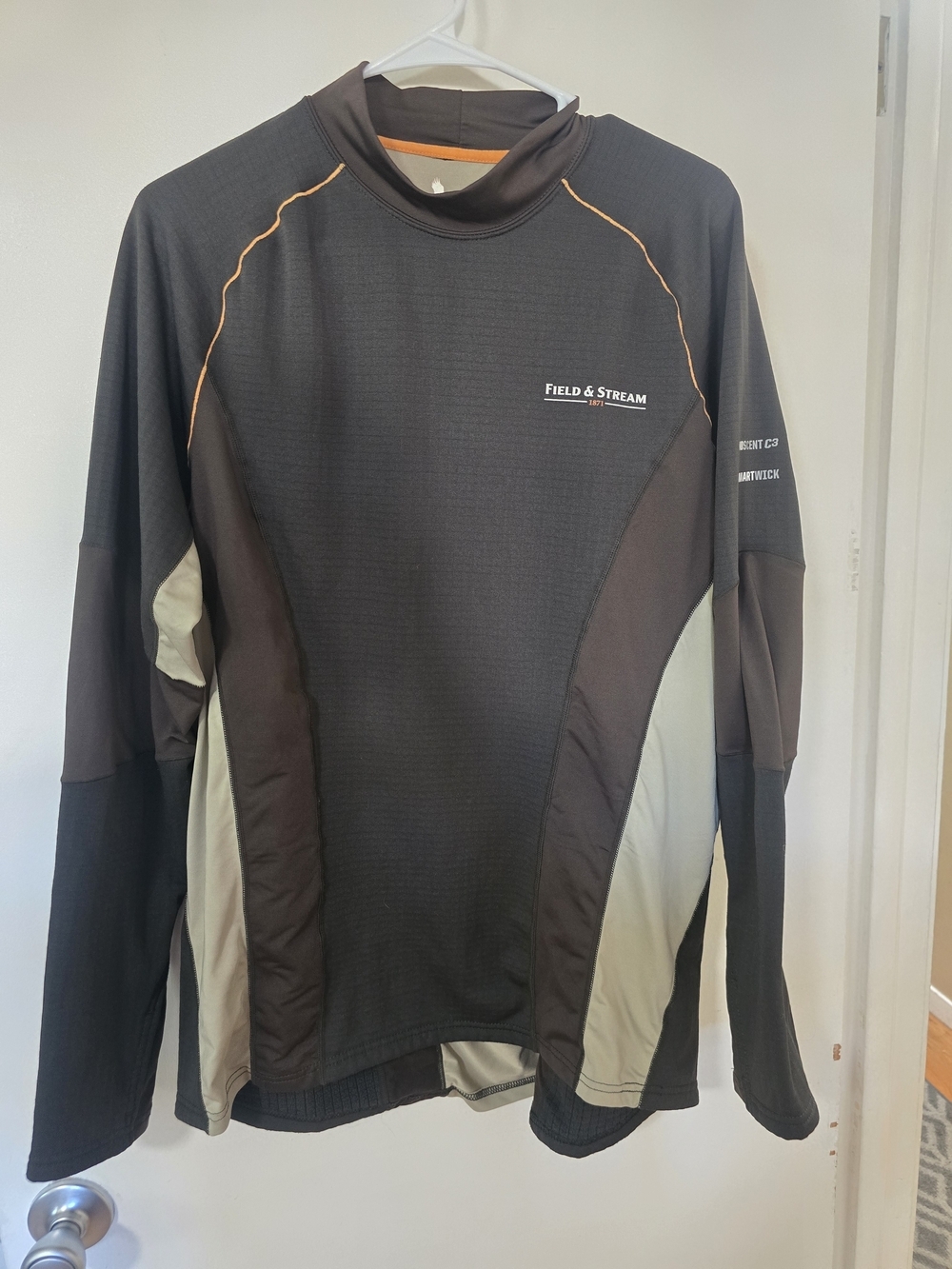 Field & Stream SmartWick Noscent C3 Performance Base Layer Shirt Men's Large